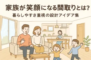 家族が笑顔になる間取りとは？暮らしやすさ重視の設計アイデア集