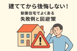 建ててから後悔しない！新築住宅でよくある失敗例と回避策