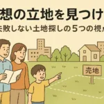 理想の立地を見つける！失敗しない土地探しの5つの視点