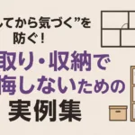 “完成してから気づく”を防ぐ！間取り・収納で後悔しないための実例集